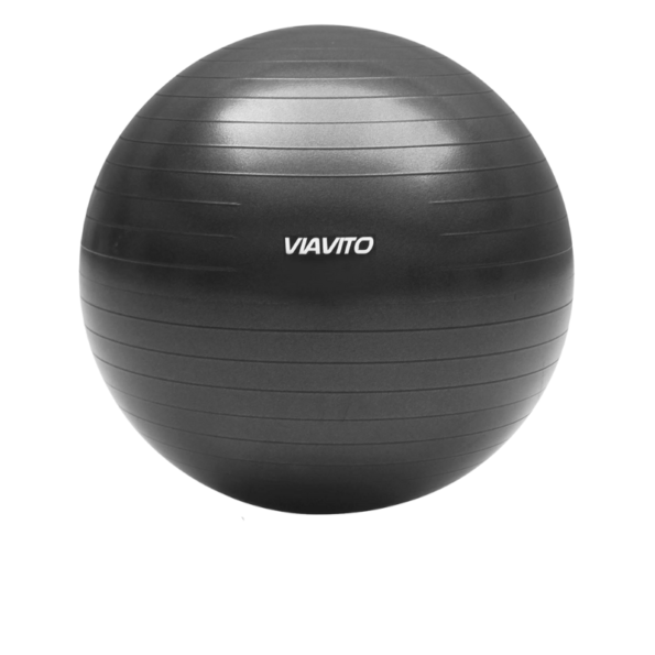 viavito-55cm-studio-anti-burst-gym-ball-black-power-playco